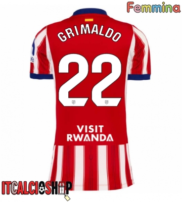 Atletico Madrid Alejandro Grimaldo #22 Prima Maglia Femmina 2026-27 Manica Corta